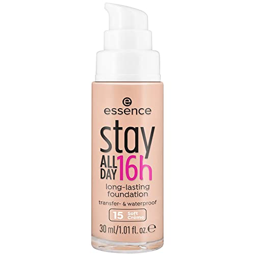 Essence Stay All Day 16h Long-Lasting Face Foundation, 15W Soft Creme - Made in Italy [Italian Import]