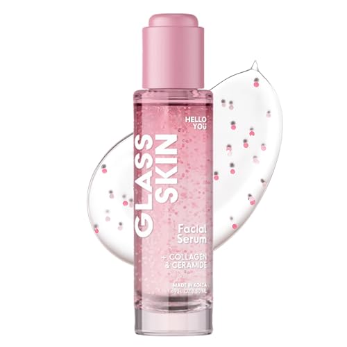 Hello You Collagen Face Serum with Ceramide - Dermatologist Tested, Anti-Aging, Korean Skin Care - Hydrates, Improves Skin Barrier, Promotes Glass Skin, Reduces Fine Lines & Wrinkles - 1.69 Fl Oz