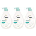 Dove Body Wash, Sensitive Skin Pump, 34 Ounce (Pack of 3)