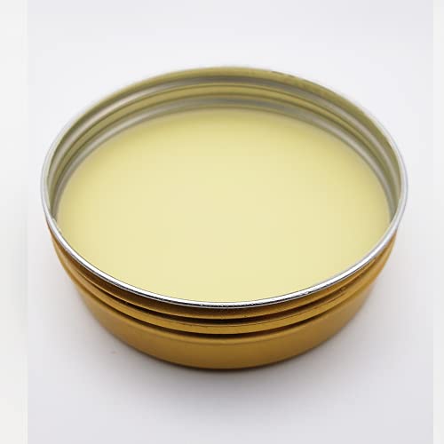 VIKING KING BEARD CO. Beard Balm - Gold (Spiced Vanilla Tobacco)- All Natural Beard Softener and Conditioner - Men's Grooming Product - 4 Ounce Tin