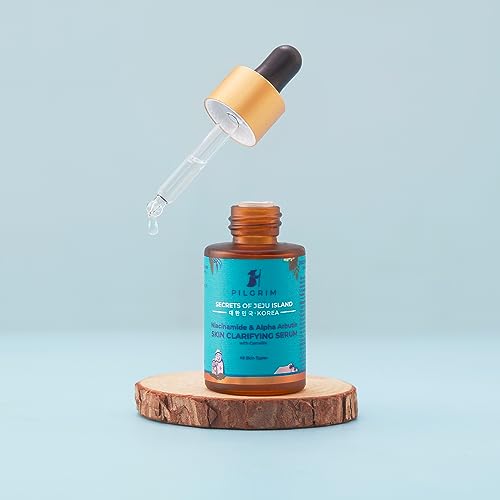 Pilgrim 5% Niacinamide & 1% Alpha Arbutin Skin Clarifying Face Serum | Hydrating & Soothing for Even-Looking Skin Tone | Helps Improve the Look of Dark Spots & Uneven Texture | 1.01 Fl Oz (30ml)