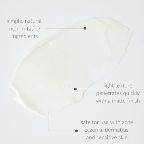 Osmia Skincare - Natural Purely Simple Face Cream For Sensitive + Reactive Skin | Apricot Kernel, Kukui, Rose, Chamomile Oils + Aloe | Clean Beauty For Healthy Skin (1.7 oz | 50 ml) NEW PACKAGING