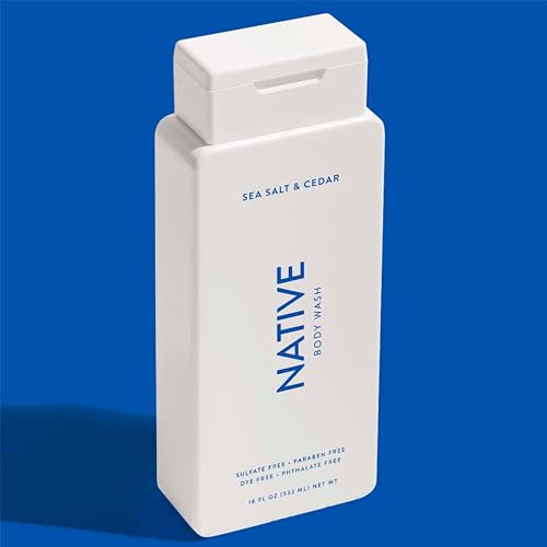 Native Sea Salt & Cedar Body Wash - 18oz, Pack of 2