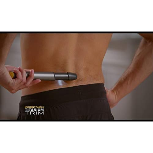 Micro Touch Titanium Trim, Lighted Hair Cutting Tool and Body Groomer (Pack of 2)