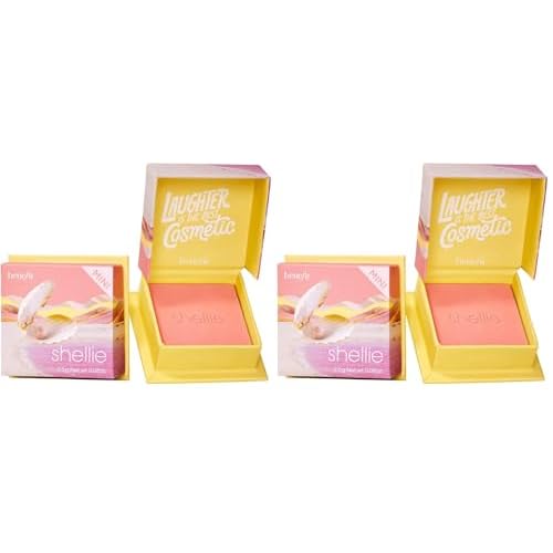 Benefit Cosmetics WANDERful World Silky-Soft Powder Blush Shellie (Pack of 2)