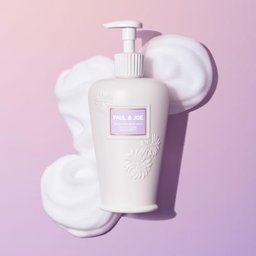 Paul & Joe Smoothing Body Soap, Citrus-Floral Liquid Body Wash with Creamy Foam, Moisturizing & Gentle Formula with Elderflower & Primrose Extracts, Soft, Polished Skin, 8.4 fl oz.