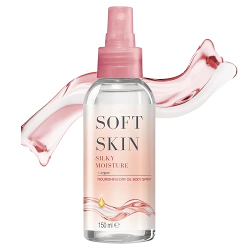 Soft Skin Silky Moisture Argan Nourishing Dry Oil Spray -150 ml So Soft Oil