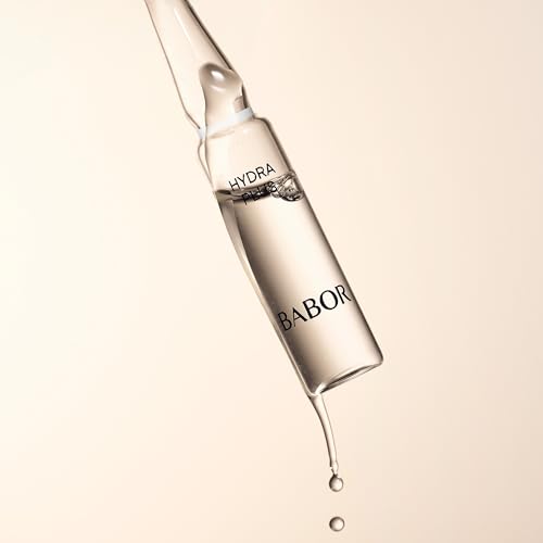 BABOR Hydra Plus Ampoule Concentrate, Moisturizing Skincare Capsule, Hyaluronic Acid Serum, Deeply Nourish to Plump and Smooth Skin, Anti Aging Serum 7 Day Treatment