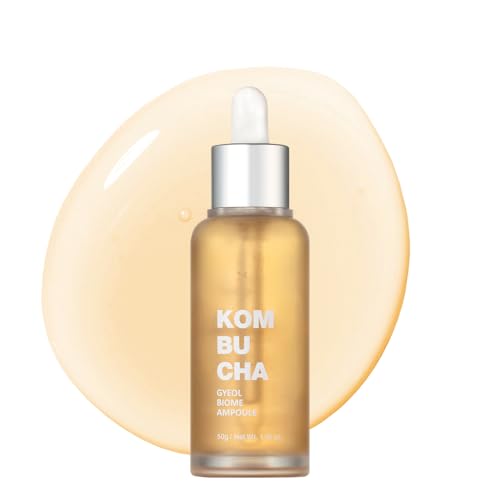 Elishacoy | Kombucha Gyeol-Biome Ampoule 50 ml / 1.69 fl oz ? Fermented Kombucha 506-Hour Extract, Radiance & Barrier Repair Serum-Ampoule, Vegan Skincare