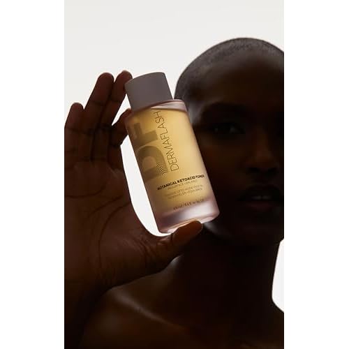 DERMAFLASH Botanical KetoAcid Toner for Face, Non-Irritating, Hydrating Daily Facial Exfoliator, 100ml