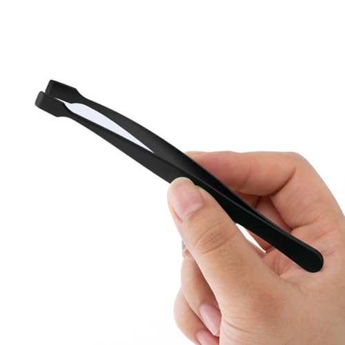 Lash Cluster Tweezer Kit, 4 PCS Eyelash Applicator Tweezers, Lash Applicator Tools for Cluster Lashes, Mistake-Proof Lash Placement Tweezers for Professional and DIY Use