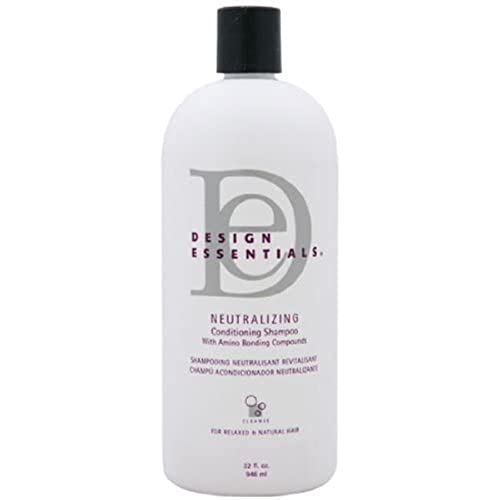 Design Essentials Milk & Honey Neutralizing Conditioning Shampoo ? Professional Neutralizing Shampoo with Color Indicator for Relaxed Hair, 32 fl oz