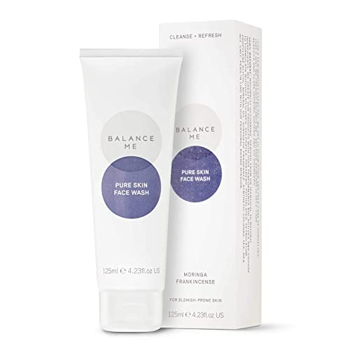 Balance Me Soothe + Clear Duo - Congested Skin Serum & Pure Skin Face Wash - Vegan & Cruelty-Free - For Blemish-Prone Skin
