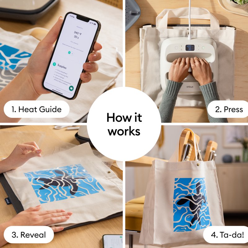 9x9 Inch Heat Press for DIY T-Shirt and Fabric Personalization