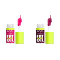 NYX PROFESSIONAL MAKEUP Fat Oil Lip Drip Vegan Tinted Lip Gloss Bundle - That's Chic (Deep Berry) and Supermodel (Shimmering Magenta)
