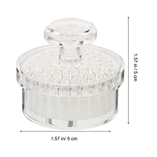 Exceart Manual Facial Cleansing Brush Pore Cleaning Brush Soft Face Exfoliator Scrubber for Deep Skin Clean White 1 97 Inch