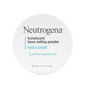 Neutrogena Hydro Boost Translucent Loose Setting Powder with Purified Hyaluronic Acid for Smooth Skin, Blurs Imperfections and Sets Makeup, Lightweight Face Powder, .44 oz