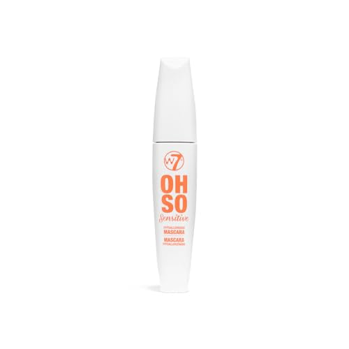 W7 Oh So Sensitive Hypoallergenic Mascara - Black Mascara For Sensitive Eyes With Vitamin E - Vegan - 2 Pack