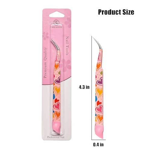 Lash Tweezers for Eyelash Extensions, Stainless Steel Eyelash Extension Tweezers for Volume, Facial Hair, Eyebrow, Hair Removal, Crafting Making