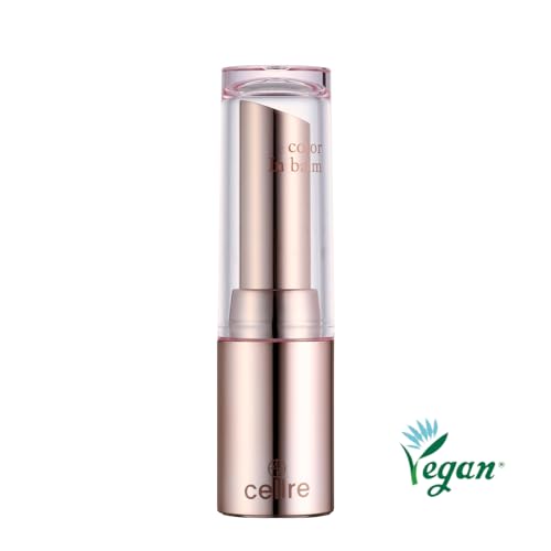 Color In Balm ? Vegan 3-in-1 Tinted Lip Balm with Jeju Camellia Oil | Hydrating, Non-Sticky, Clean Beauty Lip Care for Soft, Naturally Tinted Lips | 4g (0.14oz) (#4 AUG. Peach Fresh Peach Pink)