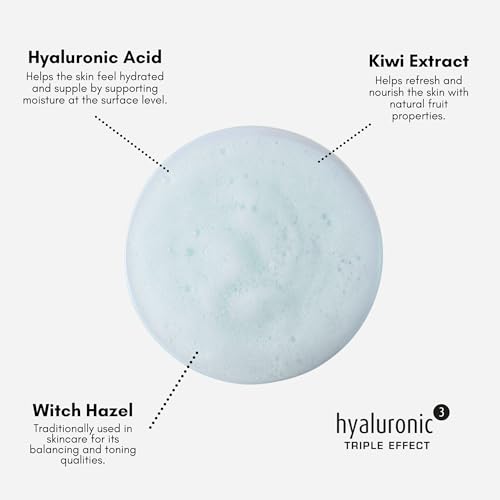 100% PURE Bakuchiol Face Cleanser Plant-Based Retinol Alternative Anti Aging Face Wash Gentle Kojic Acid & Licorice Daily Skincare Boost - Fresh Foam Facial Cleansing for Women & Men - 3.4 fl oz