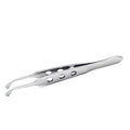 Meibomian Gland Expressor, Stainless Steel Eyelid Massage Professional Face Care Craft Tools for Dry Eyes, High Precision Tweezer Tools - Rectangle Tip