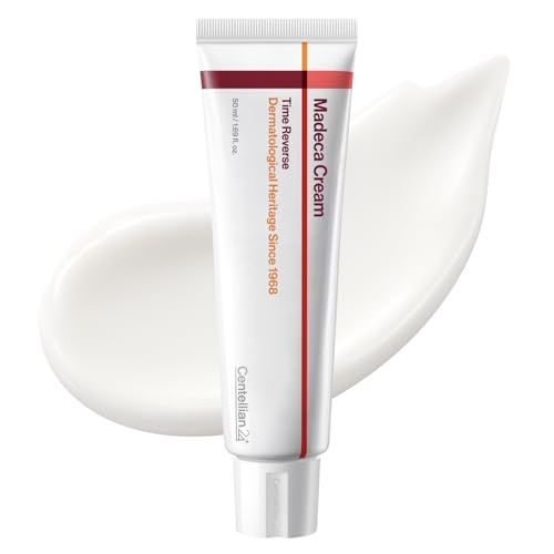 CENTELLIAN 24 Madeca Cream Time Reverse (1.69fl oz) - Advanced Fast-Absorbing & Nourishing, Hydrates, Firms & Reduces Wrinkles, Low Irritation, Korean Skin Care Centella Asiatica, Collagen