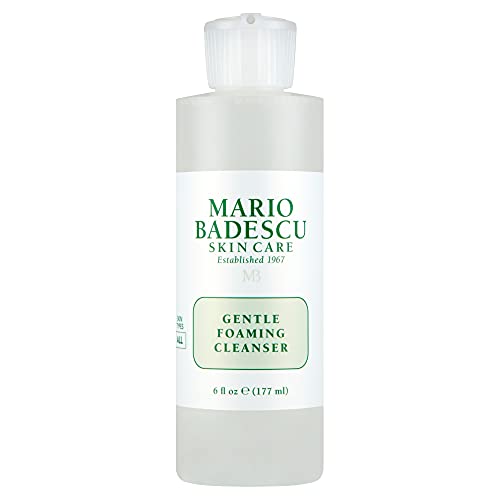Mario Badescu Gentle Foaming Facial Cleanser, Deep Cleansing and Hydrating Face Wash