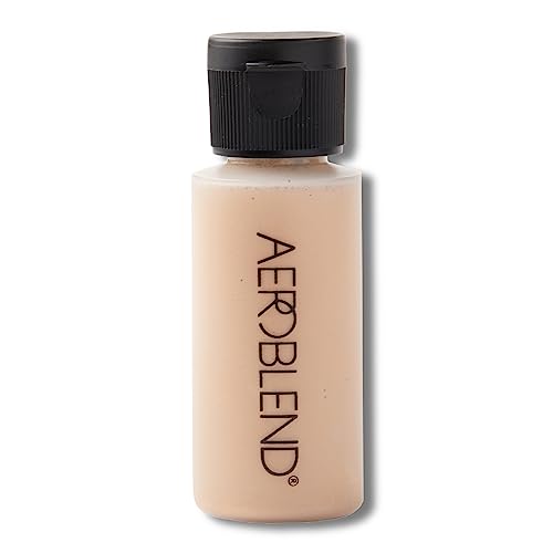 AEROBLEND Airbrush Foundation Makeup: Professional, Water-Based, Buildable, Long-wearing, For all skin types, 1 oz (O05)