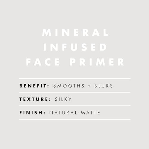 e.l.f. Mineral Infused Face Primer, Primer For A Smooth Foundation Base, Fills In Fine Lines & Refines Complexion, Vegan & Cruelty-free, Large (Pack of 2)