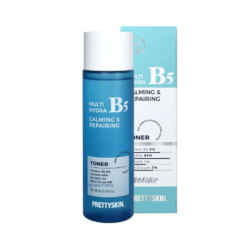 PS.PRETTYSKIN Hydra B5 Toner for Calming & Repairing-Hydrating Facial Toner-Face Toner Korean Alcohol Free, 205ml/ 6.93 Fl Oz