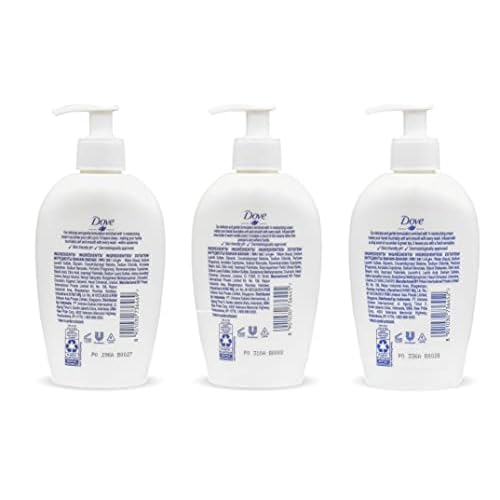 Dove, Nourishing Hand Wash Variety of 3 (Deeply Nourishing, Shea Butter & Warm Vanilla, Cucumber & Green Tea) - 250 ML (8.45 FL OZ) - International Version¡¦