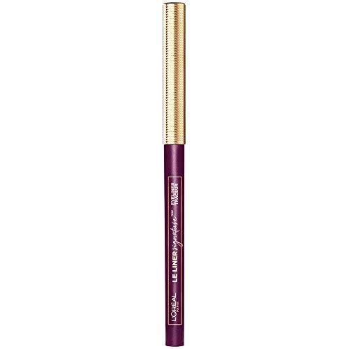 L¡¯Or?al Paris Makeup Le Liner Signature Mechanical Eyeliner, Easy-Glide, Smudge Resistant, Bold Color, Long Lasting, Waterproof Eyeliner, Violet Wool, 0.011 oz., 1 count