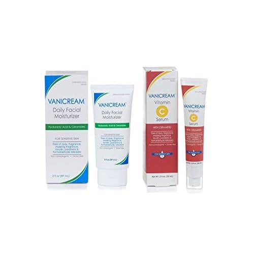 Vanicream Daily Facial Moisturizer - 3 fl oz Vitamin C Serum - 1.2 Fl Oz
