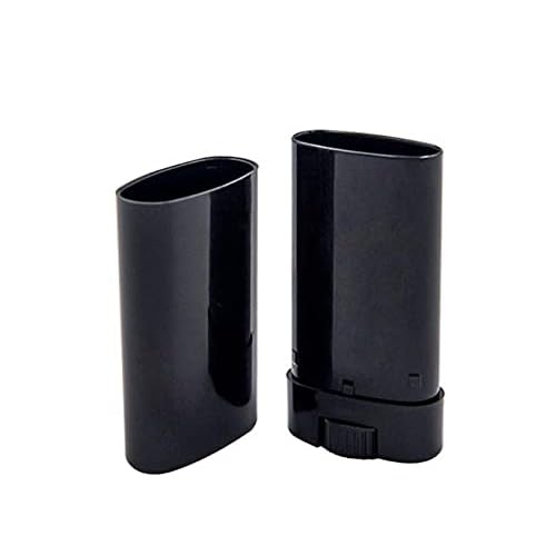 30 Pcs 15ml Plastic Deodorant Containers 0.5 Oz Oval Lip Balm Tubes Twist-up Filling Stick Refillable Empty Plastic Tube for Lipstick Crayon Chapstick DIY Lipstick Solid Deodorant Bar(Black)