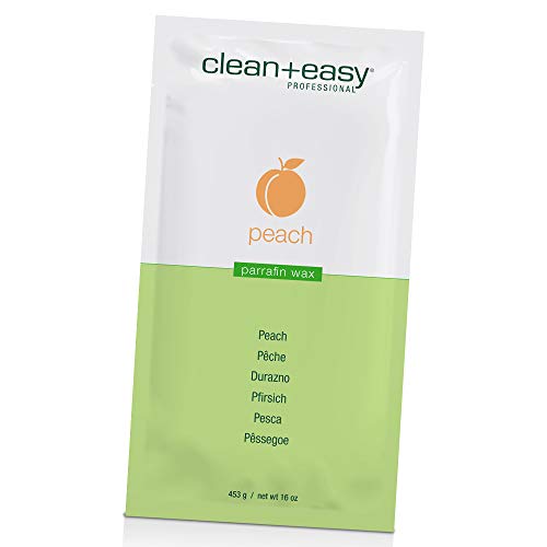 Clean + Easy Peach & Fennel Paraffin Wax Refills ? Deeply Hydrating Moisturizing Paraffin Wax for Hand and Feet, Spa-Grade Treatment for Dry Skin, 16 oz