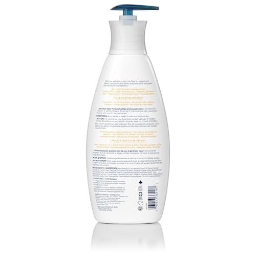 Live Clean Moisturizing Shea and Coconut Body Lotion, 18 Fl Oz