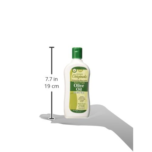 Originals by Africa's Best Extra Virgin Olive Oil Moisturizing Body Lotion, Formulated To Penetrate, Moisturize, Replenish, and Rejuvenate Dry Skin, 12oz Bottle