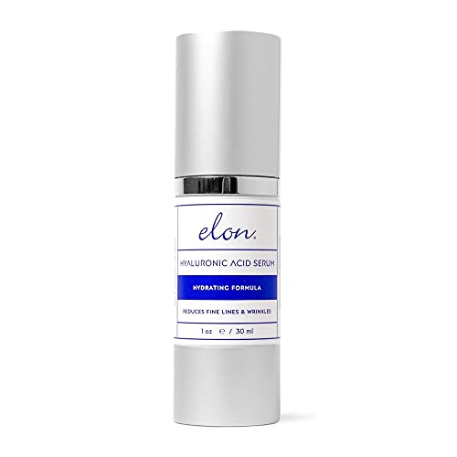 Elon Revitalizing Bundle - Hyaluronic Acid & Antioxidant C Lotion & Serum Set for Deep Hydration, Collagen Production & Smooth Even Skin
