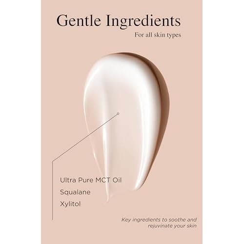 Seborrheic Dermatitis Face Cream for Sensitive Skin - Hydrates & Supports the Skin Barrier with MCT Oil, Squalane - Moisturizing Face, Scalp and Body Cream - No Steroids, Gentle Ingredients