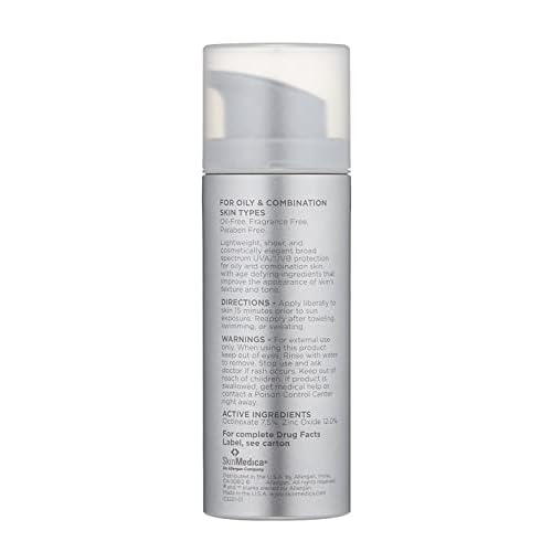 SkinMedica Essential Defense Mineral Shield SPF Sunscreen for Face. This Lightweight, Facial Sunscreen is Ideal for Oily and/or Combination Skin, 1.85 Oz