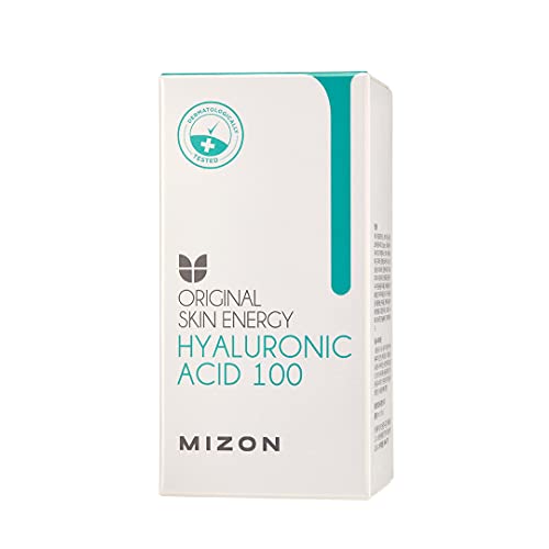 MIZON Hyaluronic Acid 100 Serum ? Pure Hyaluronic Acid for Deep Hydration, Plumping & Skin Barrier Support ? Lightweight K-Beauty Ampoule for Glass Skin Glow (1.01 fl. oz)