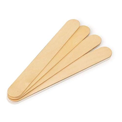 Spa Stix Large Waxing Sticks. Natural Wood Body Hair Removal Sticks Applicator. Size is 6 Inches x 3/4. Wooden Waxing Sticks. Pack of 500Count