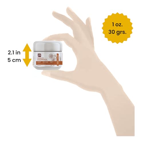 Pili Natural Calendula Cream ? Hydrating Moisturizer for Dry, Rough, or Chapped Skin ? Soothing Face, Hand & Body Cream ? Crema de Cal?ndula with Beeswax & Glycerin. 3 pack x 1 oz each