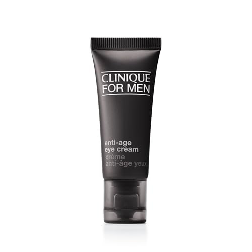 Clinique For Men Anti-Age Eye Cream Moisturizer | Hydrating + Brightening, Mini Travel Size, 0.5 Fl Oz