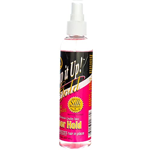 Bronner Brothers Pump It Up Spritz Gold Super Hold, 8 oz (Pack of 3)