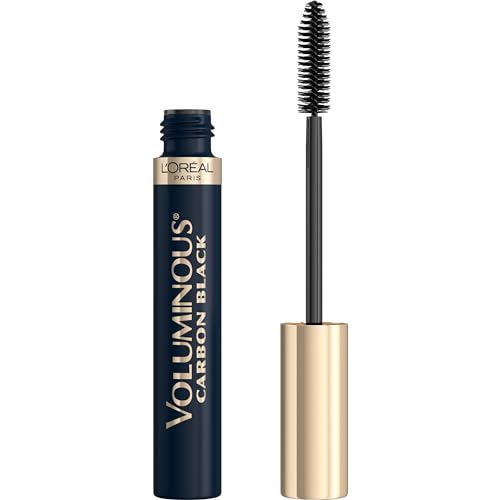 L'Oreal Paris Voluminous Original Volume Building Mascara Bundle, 0.26 Fl Oz, Carbon Black & Deep Burgundy