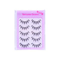 Ninetynine Dreams 5 Pairs Fairy Strip Lashes Cosplay Anime Dramatic Eyelashes 8-13mm C++ Curl Beginner Friendly Lightweight & Reusable Lash Waterproof Spiky Eyelashes Thin Comfortable Band