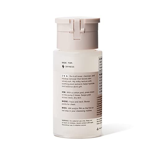 Versed Skin Soothe Hydrating Milky Toner for Face - Nourishing Coconut Water with Algae & Bamboo Extracts - Helps Restore Skin¡¯s Natural pH Balance (V1 Skin Soothe - 4 Fl Oz (Pack of 1))