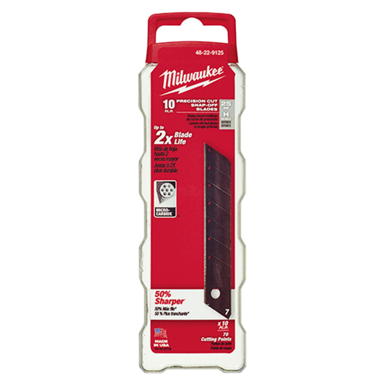 25mm Precision Snap Blade Set - Compatible with Standard Utility Knives